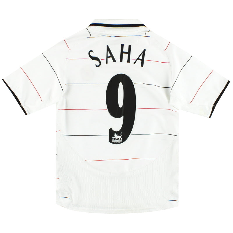 2003-05 Manchester United Nike Tercera Camiseta Saha #9 M.Niños