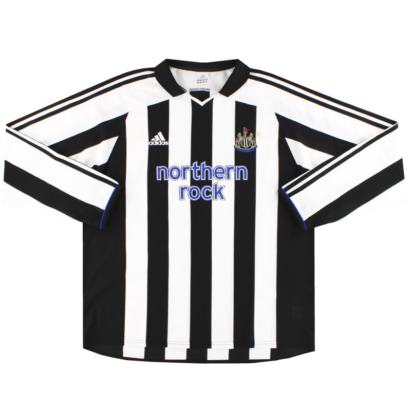 Camiseta de casa del Newcastle adidas Manga Larga Talla XXL 2003-05