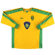 2003-05 Norwich City 'Campeones de la División 1' Camiseta de local manga larga talla XXL