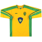2003-05 Norwich City 'Campeones de la Division 1' Camiseta Local Manga Larga M