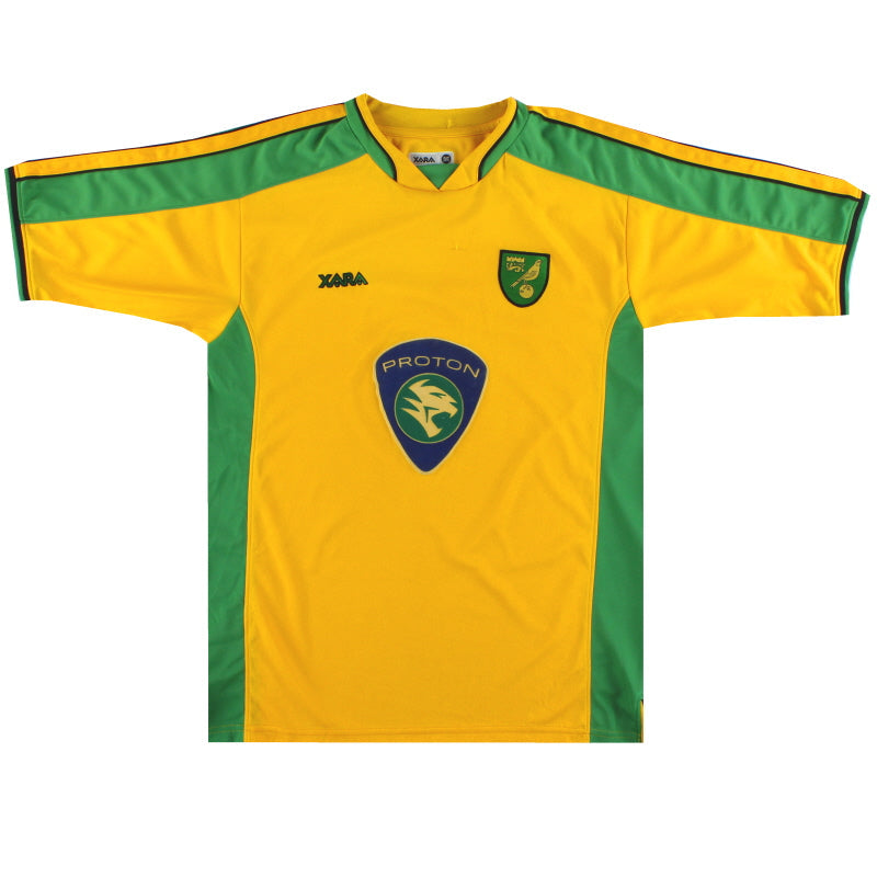 Camiseta Xara de local del Norwich City 2003-05 M
