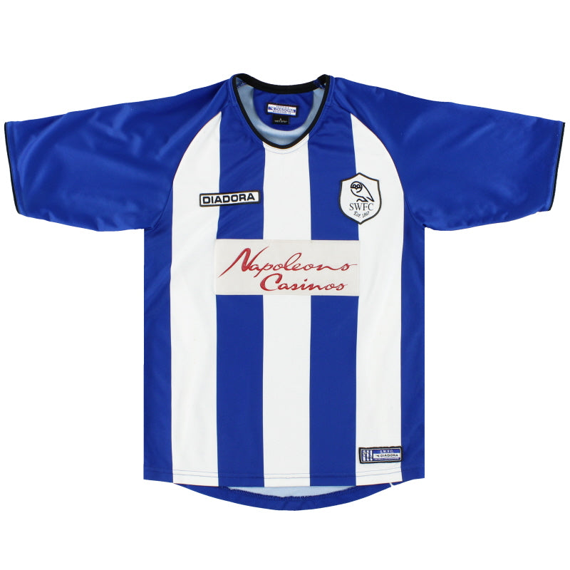 Camiseta Diadora Local del Sheffield Wednesday 2003-05 Talla M