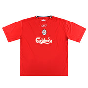 Camiseta de entrenamiento Liverpool Reebok 2003-05 *Impecable* XXL