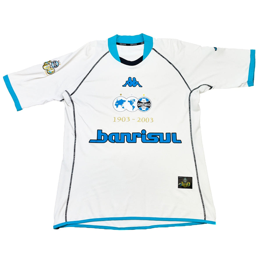 2003 Gremio #7 Camiseta de Visitante *Centenario* (M) Kappa
