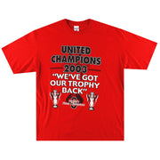 2003 Manchester United Champions Camiseta XL