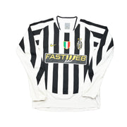 Camiseta de Local Manga Larga Juventus Davids #26 Temporada 2003/04 (Talla M) Nike