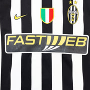 Camiseta de Local Manga Larga Juventus Davids #26 Temporada 2003/04 (Talla M) Nike