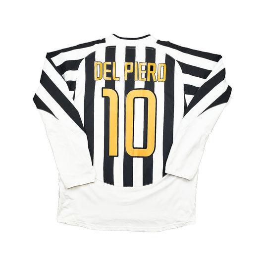 2003/04 Juventus Del Piero #10 L/S Home Shirt (L) Nike