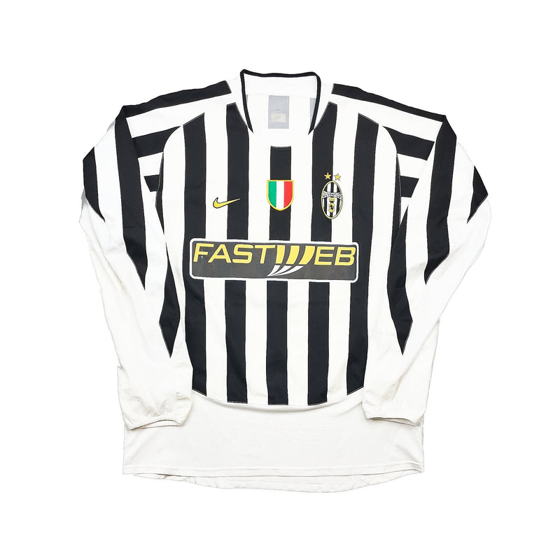 2003/04 Juventus Del Piero #10 L/S Home Shirt (XL) Nike