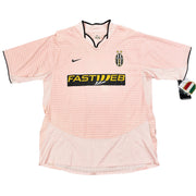 2003/04 Juventus Trezeguet #17 Camiseta Visitante *Nueva con Etiquetas* (XL) Nike
