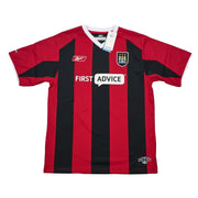 Camiseta de visitante del Manchester City 2003/04 Sibierski #10 *NUEVA CON ETIQUETAS* (M) Reebok