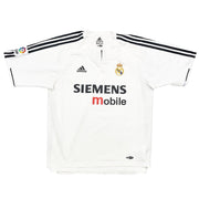 Camiseta de casa del Real Madrid de Zidane #5 *versión jugador* 2003/04 (L) Adidas