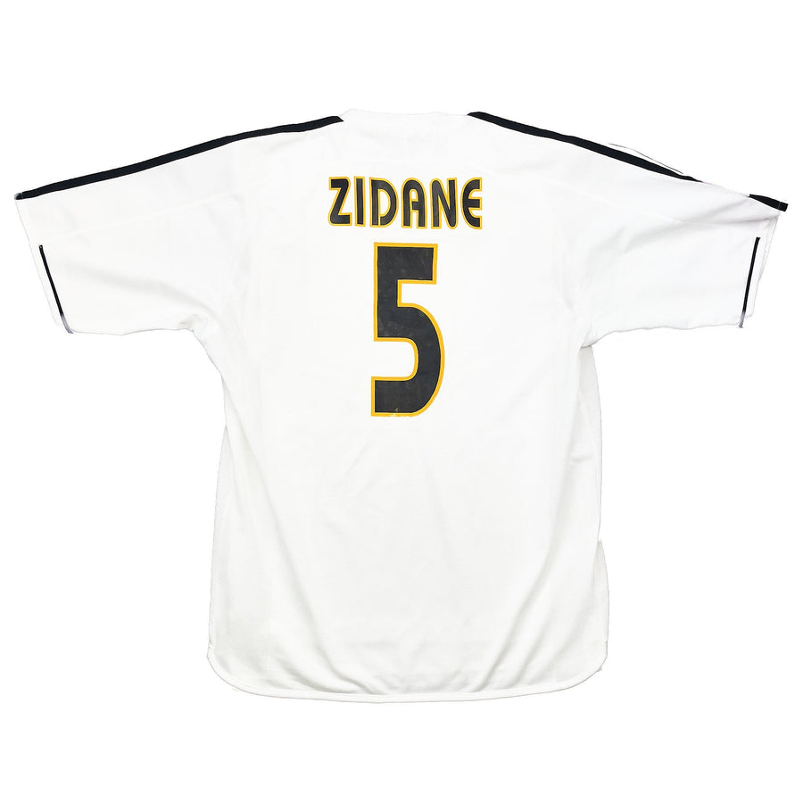 Camiseta de casa del Real Madrid de Zidane #5 *versión jugador* 2003/04 (L) Adidas