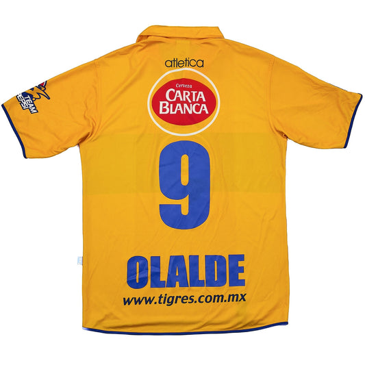 2003/04 TIGRES OLALDE #9 HOME SHIRT (M) ATLETICA