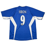 Camiseta de local Diadora del Sheffield Wednesday, temporada 2003/05, Sibon #9 (XL)