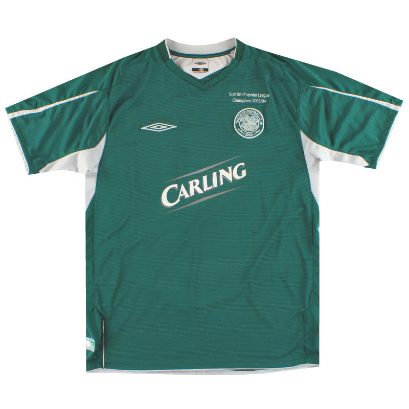 Camiseta de visitante Umbro 'Champions' del Celtic 2004-05 XL