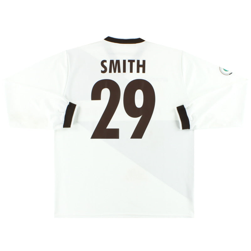 Camiseta de Visitante del FC St. Pauli 2004-05 para Jugador Smith #29 Talla XL Manga Larga