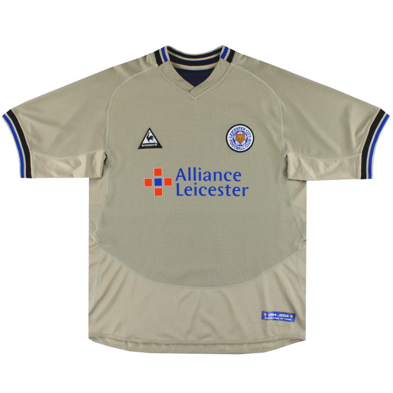2004-05 Leicester Le Coq Sportif '120 Years' Third Shirt XXL - Classic Football Kit