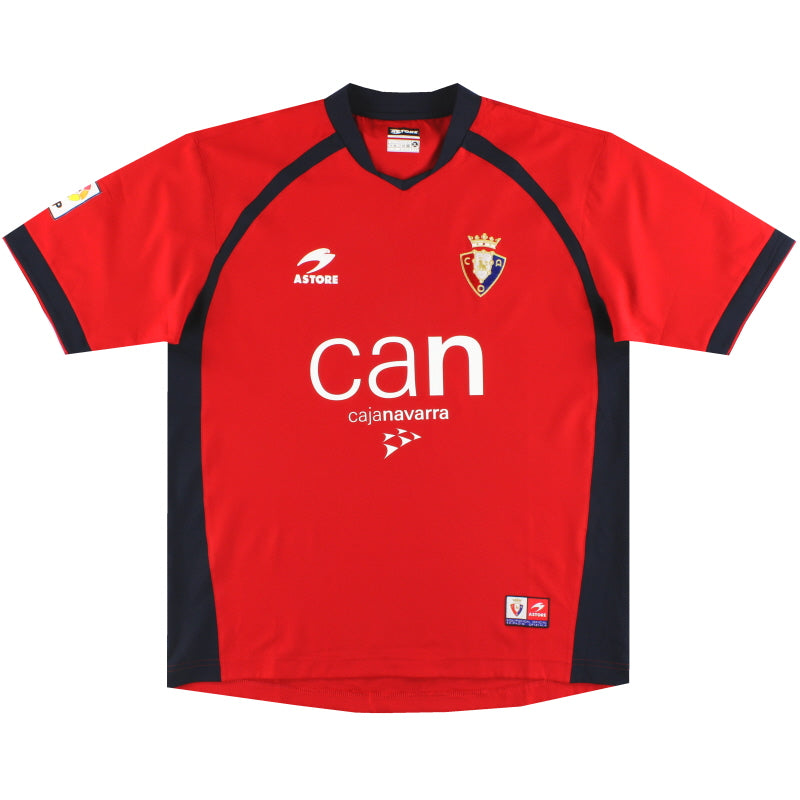 Camiseta de local Astore de Osasuna 2004-05 *Impecable* XL