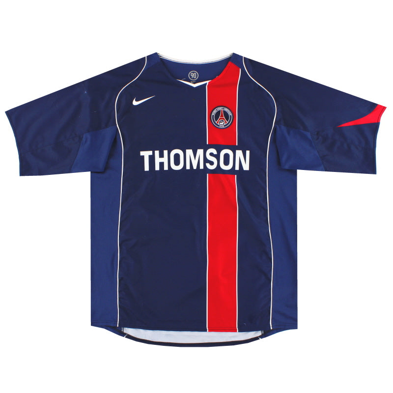 Camiseta de local Nike del Paris Saint-Germain 2004-05, Talla S