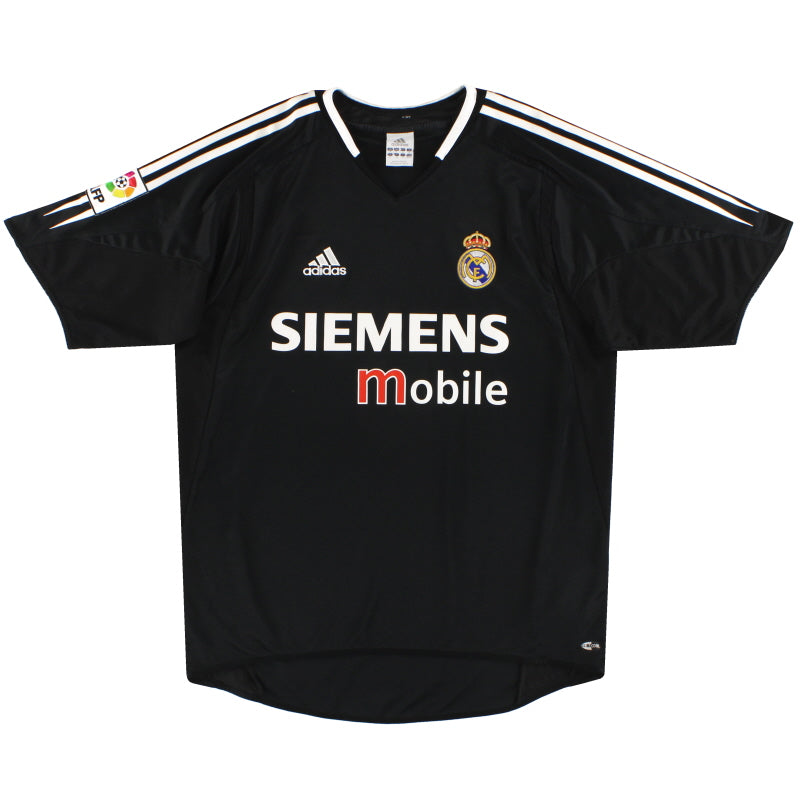Camiseta de visitante adidas del Real Madrid 2004-05 XL