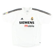 2004-05 Real Madrid adidas Home Shirt M
