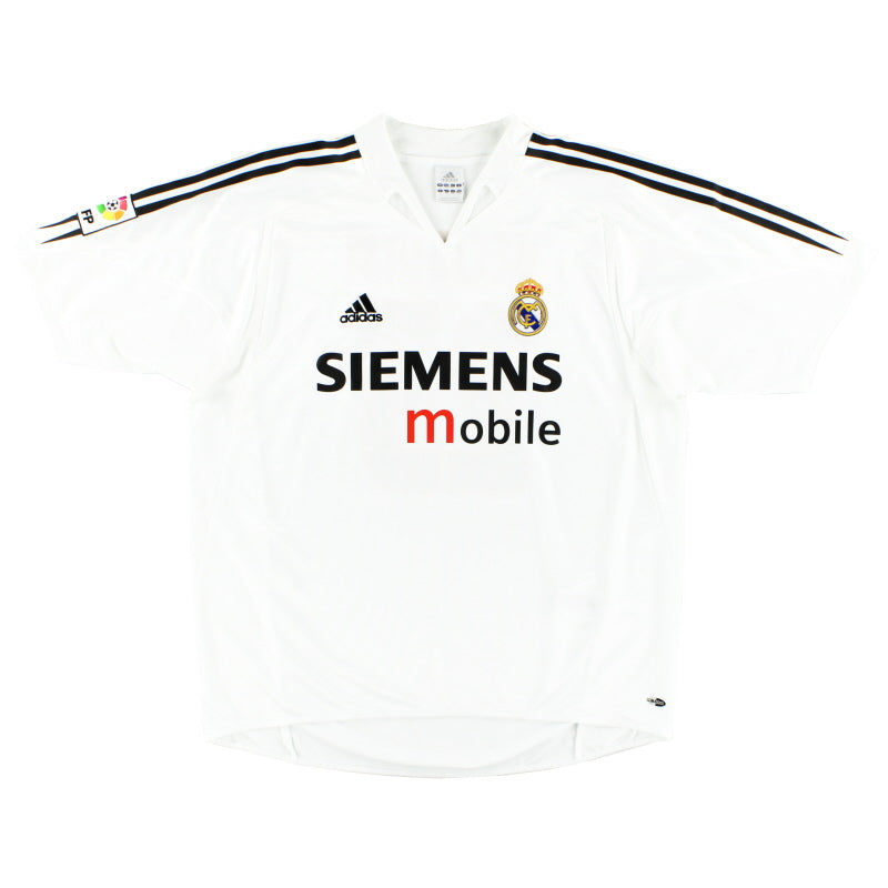 Camiseta Local adidas del Real Madrid 2004-05 XXL