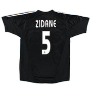 2004-05 Real Madrid Away Shirt Zidane #5 L