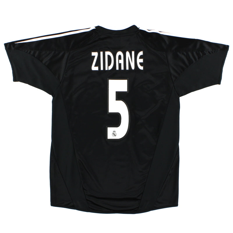 2004-05 Real Madrid Away Shirt Zidane #5 L