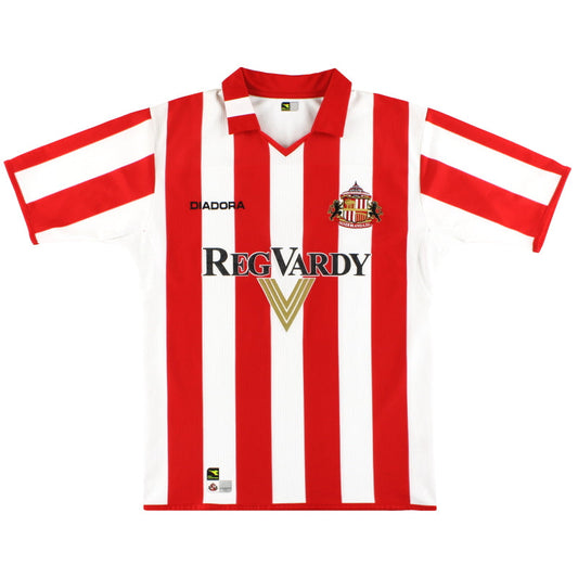 2004-05 Sunderland Diadora Home Shirt L