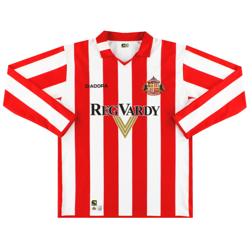 Camiseta de local Diadora de Sunderland 2004-05 M/L XXL