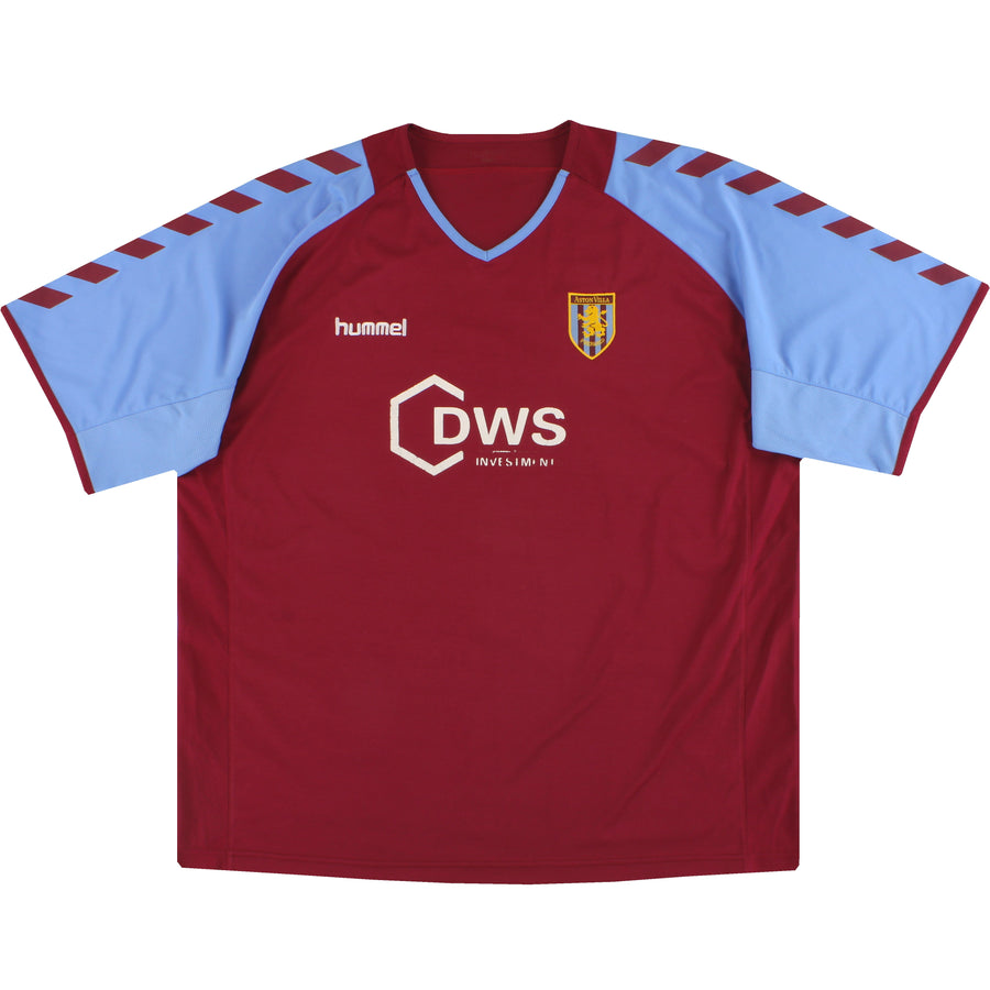 Camiseta Aston Villa Hummel Local 2004-05 XXXL