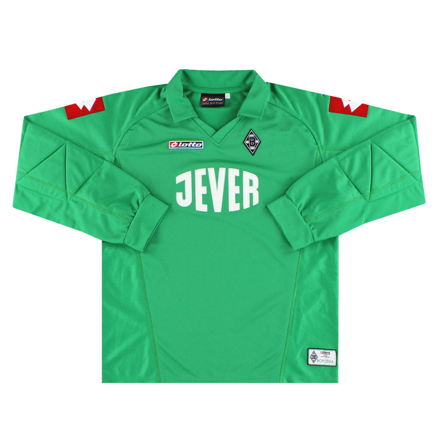Camiseta de portero del Borussia Mönchengladbach Lotto 2004-05, talla XL para niños.