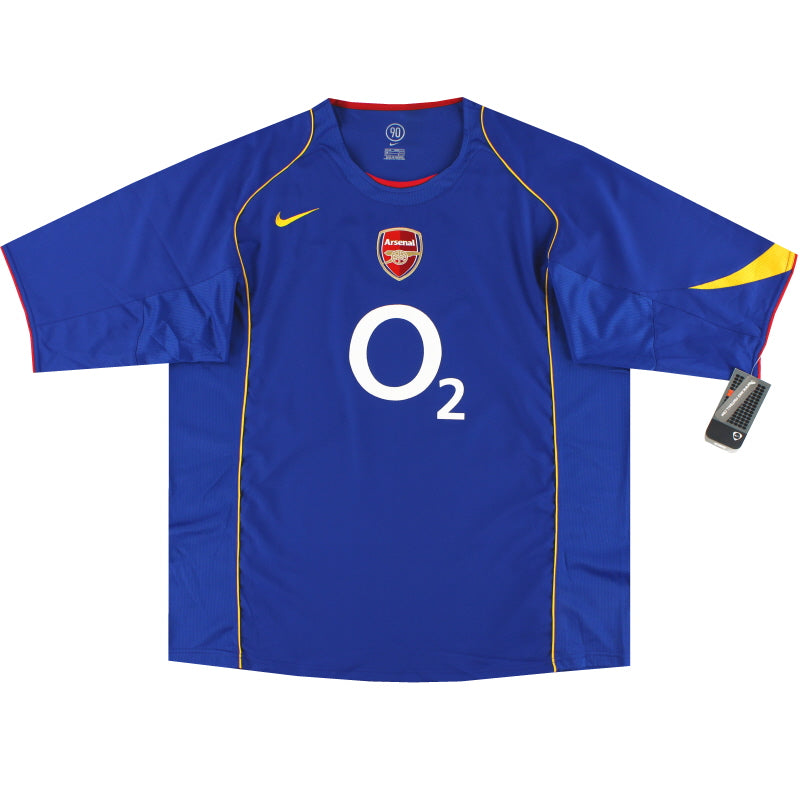 Camiseta de visitante del Arsenal Nike 2004-06 *con etiquetas* XXXL