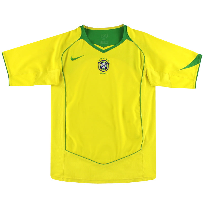Camiseta local Nike de Brasil 2004-06 XXL