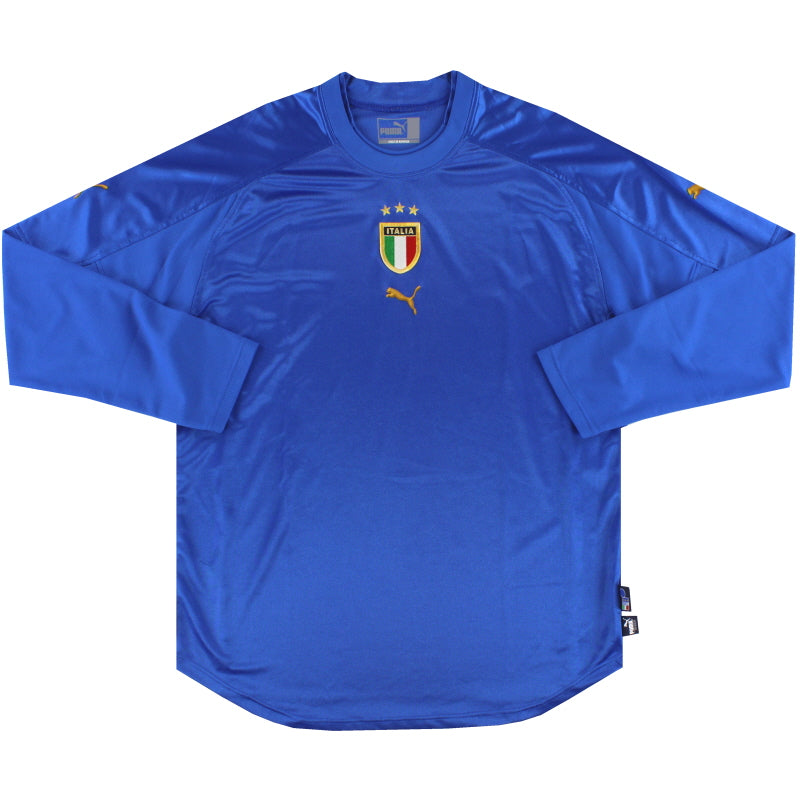 2004-06 Camiseta Puma de local de Italia manga larga