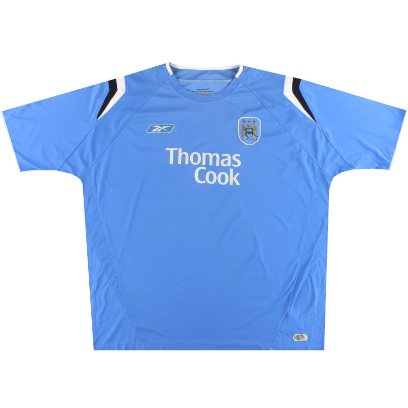 2004-06 Camiseta de local Reebok del Manchester City Talla XXL