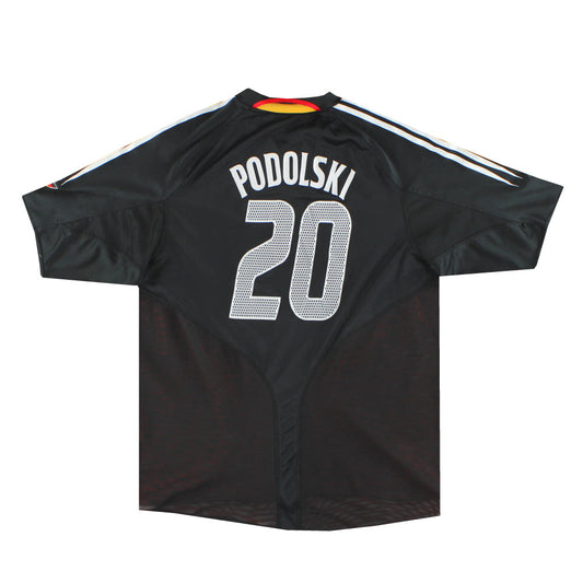 2004-06 Germany adidas Away Shirt Podolski #20 XXL