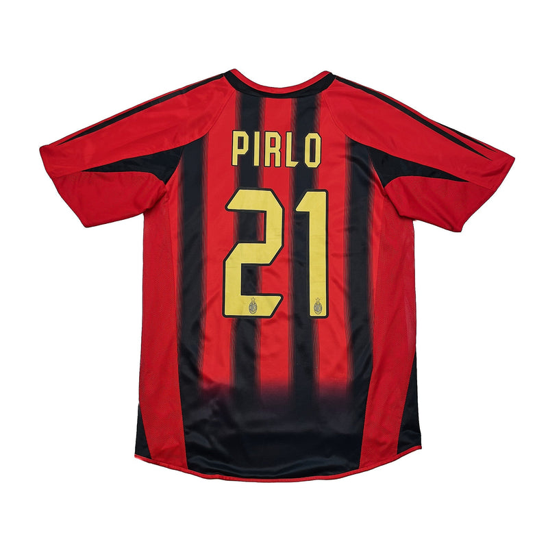 2004/05 AC Milan Pirlo #21 Home Shirt (M) Adidas