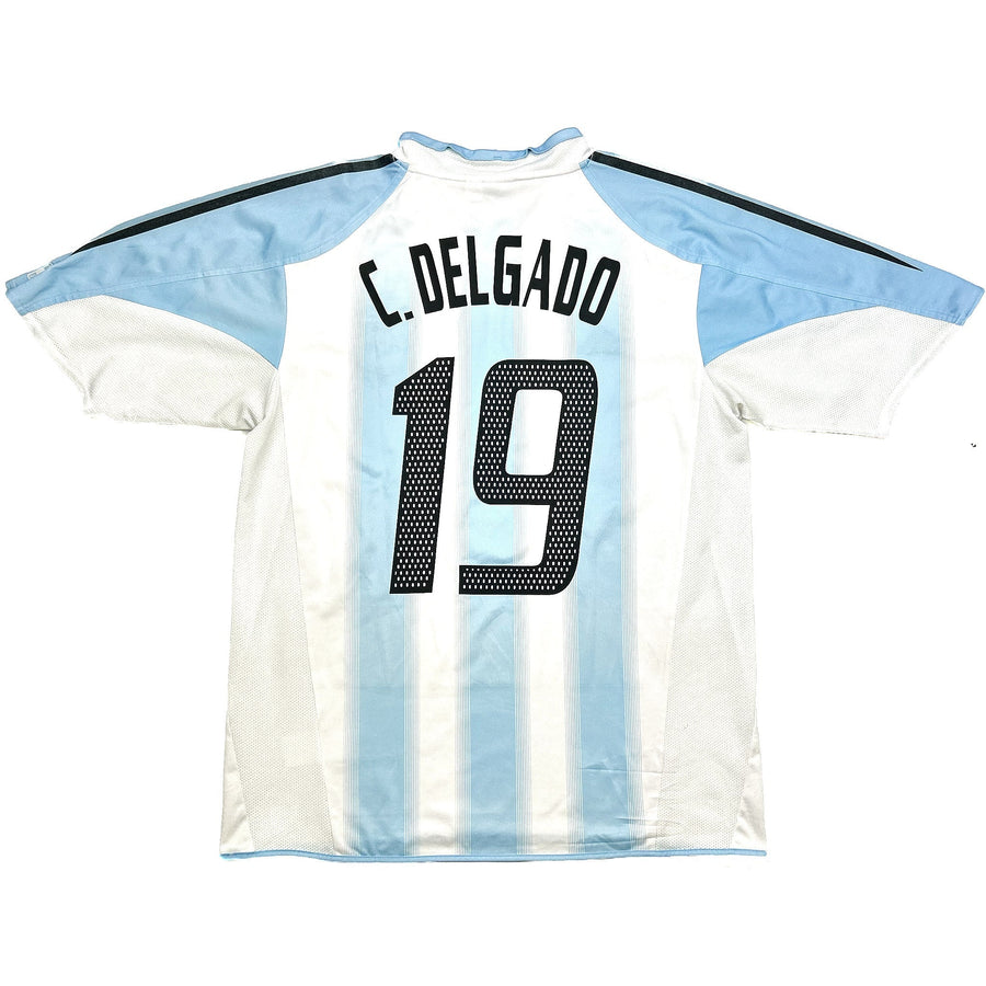 Camiseta de local 2004/05 Argentina C.Delgado #19 (M) Adidas