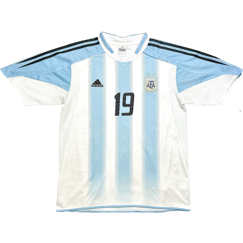 2004/05 Argentina C.Delgado #19 Home Shirt (M) Adidas