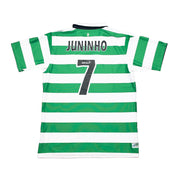 Camiseta de local Umbro del Celtic 2004/05 de Juninho #7 *Firmada por el equipo* (Talla L)