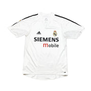 Camiseta de local (M) Adidas del Real Madrid Ronaldo #9 *versión jugador* 2004/05