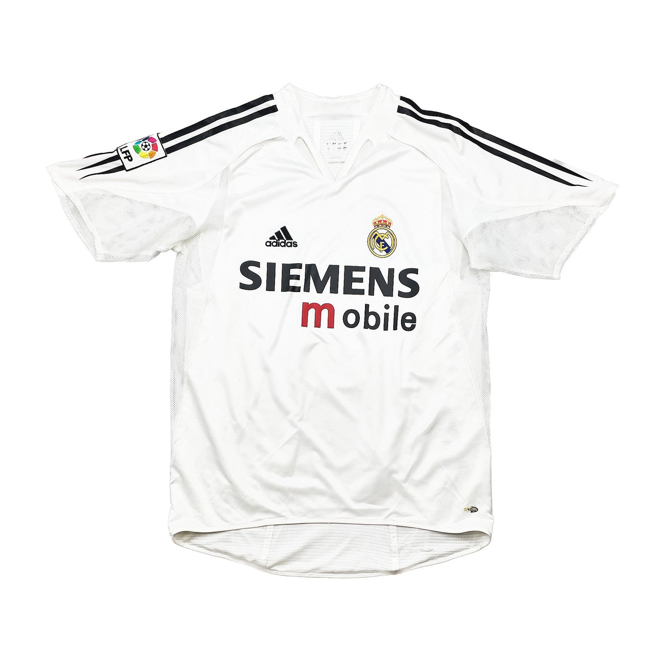 2004/05 Real Madrid Zidane #5 *Player Issue* Home Shirt (M) Adidas