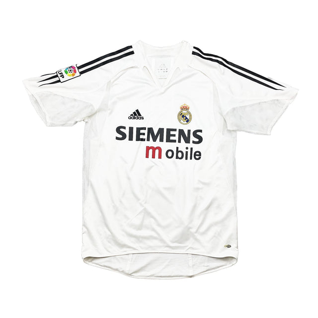 2004/05 Real Madrid Zidane #5 *Player Issue* Home Shirt (M) Adidas