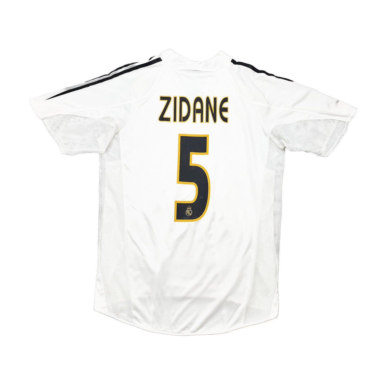 2004/05 Real Madrid Zidane #5 *Player Issue* Home Shirt (M) Adidas