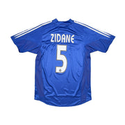 Camiseta del Real Madrid Zidane #5 de la Tercera Equipación 2004/05 (Talla S) Adidas