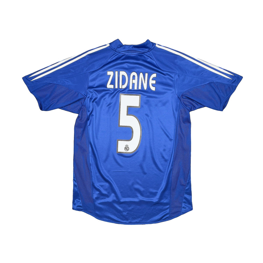 Camiseta del Real Madrid Zidane #5 de la Tercera Equipación 2004/05 (Talla S) Adidas