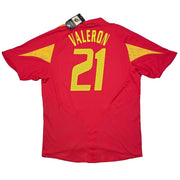 2004/06 España Valeron #21 *BNWT* Camiseta Local (XL) Adidas