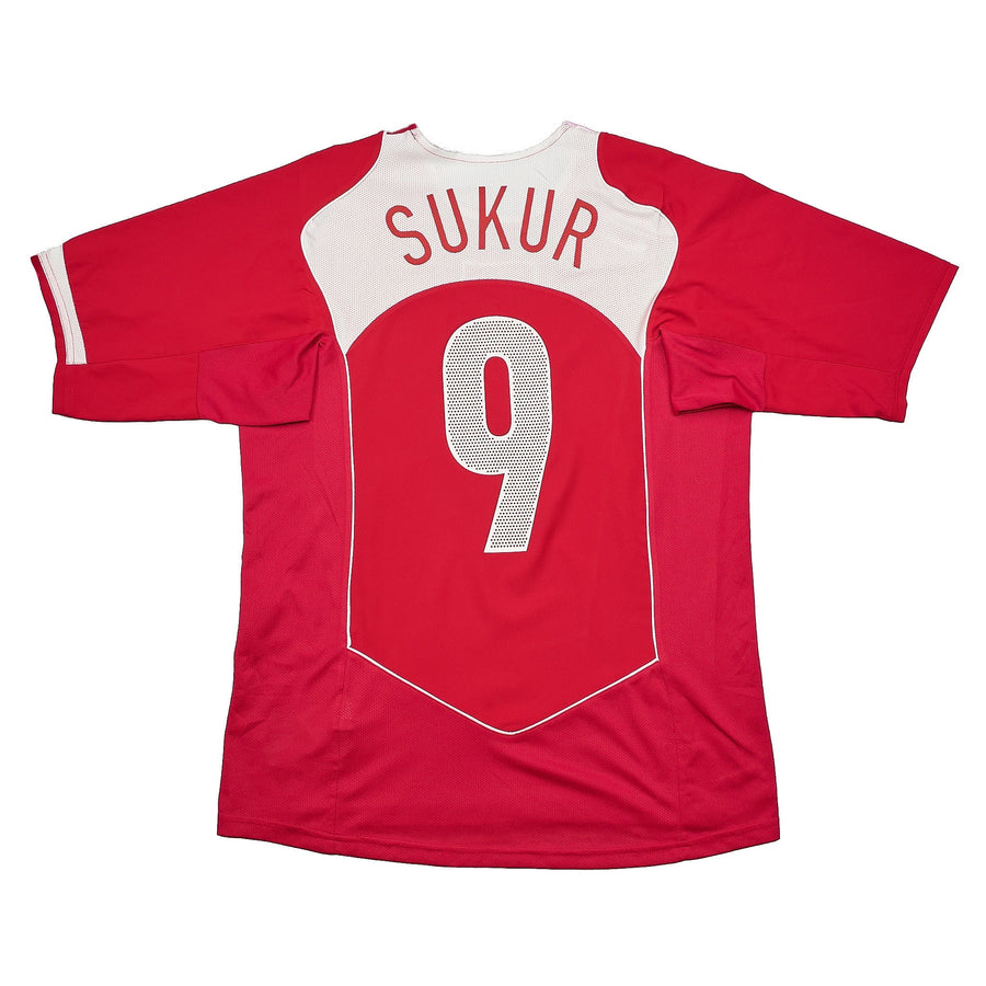 2004/06 Turquía Suker #9 Camiseta Local (M) Nike